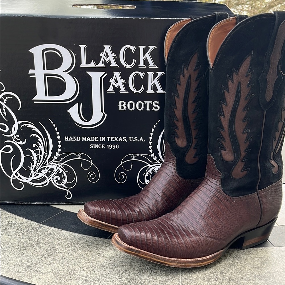 Men's Brown Black Jack Boots size 8.5